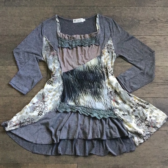 💥PAPILLON VANCOUVER LOS ANGELES💥 Unique Vintage Top! New Condition. Size Sm. - Picture 3 of 16
